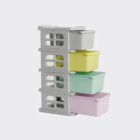 Drawer set, 4 drawers