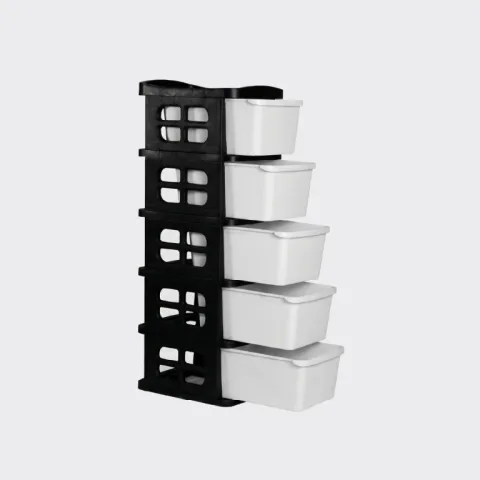 Drawer set, 5 drawers